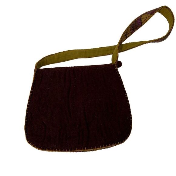 Rising Tide Wool Boho Shoulder Bag - Picture 2 of 7